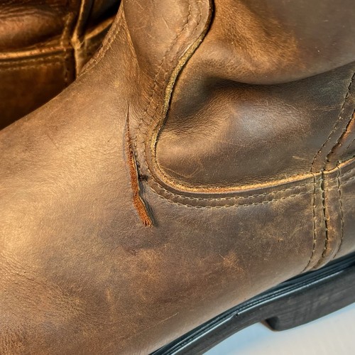 Red Wing Shoes Pecos Stiefel Herren Größe 11 D Braun Leder Arbeit Ölbeständig USA - Bild 6 von 12