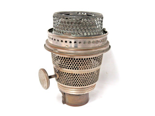 ALADDIN MODEL B NICKEL OIL LAMP BURNER