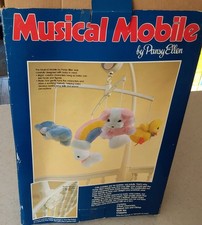 Vintage Pansy Ellen 1989 Baby Musical Mobile Unused w/Original Box