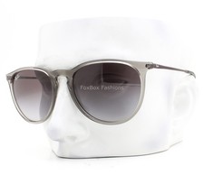 Ray-Ban Erika Sunglasses RB 4171 6513/8G Crystal Gray on Red 54mm with Case