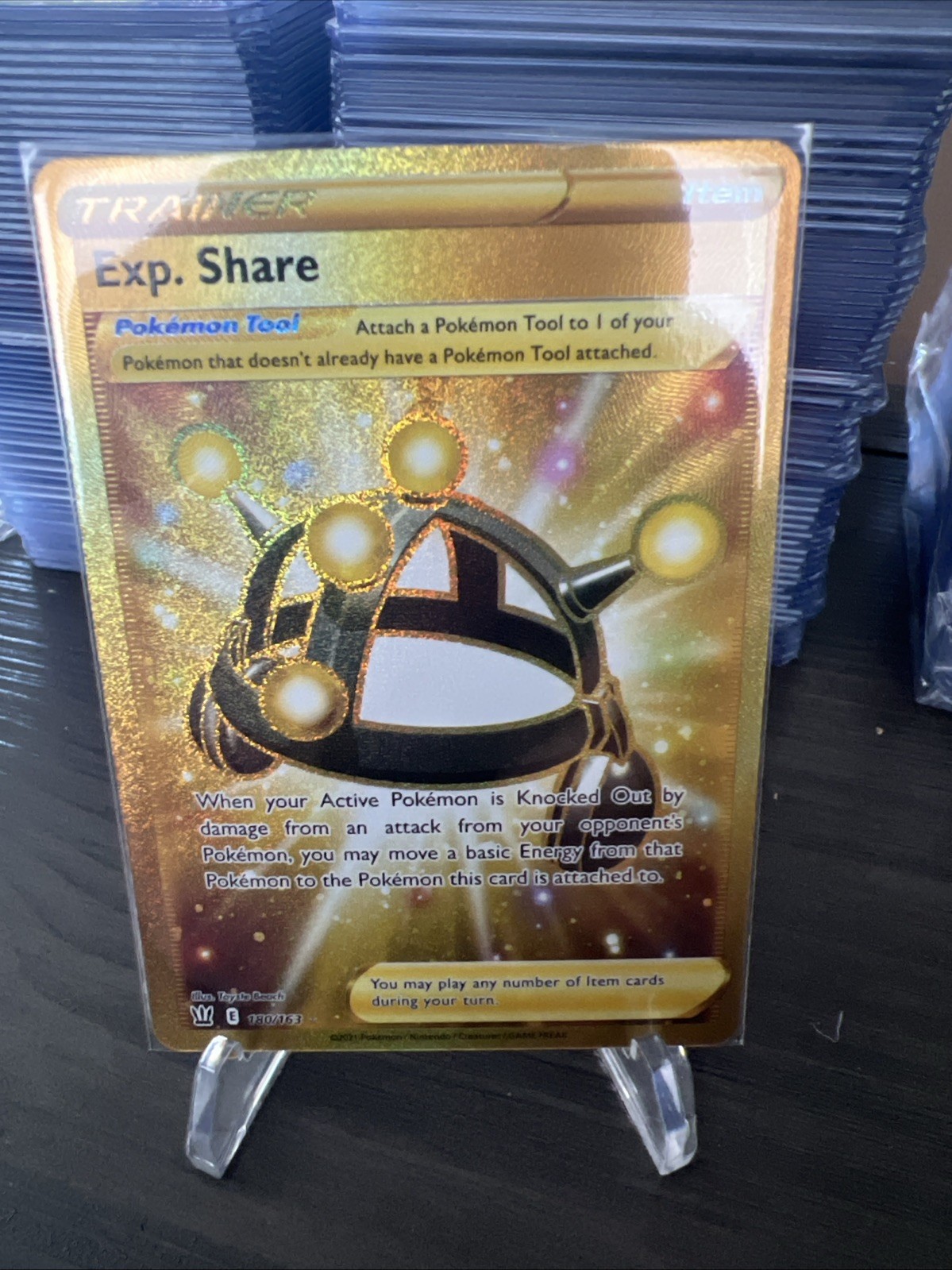 Exp. Share - 180/163 - Secret Rare - Battle Styles - Pokemon Card - NM/M