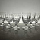 Waterford Crystal Colleen Claret Wine Set Of 6 Vintage 4.75”