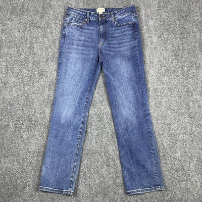 Goodthreads Jeans Womens 30 Straight Leg Cowgirl Denim Stretch Mid Rise