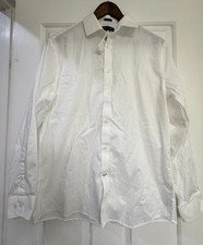 Tommy Hilfiger Men's Slim Fit White Dress Shirt- Long Sleeve, Size 16 32-33 NWT