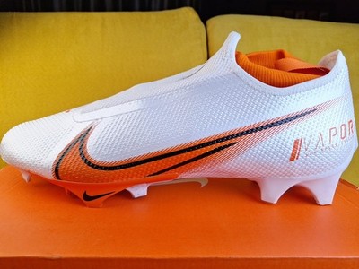 Nike Vapor Edge Pro 360 White Team Orange Men Football Cleats AO8277-104 Size 12