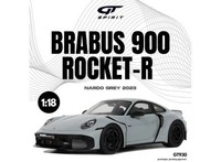 GT930 Porsche Brabus 900 Rocket R 992 Nardo Grey Gt Spirit Diecast Collector Men