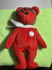 TY Beanie Baby - BEARON the Bear (Red Version) (8.5 inch) - MWMTs Stuffed Animal