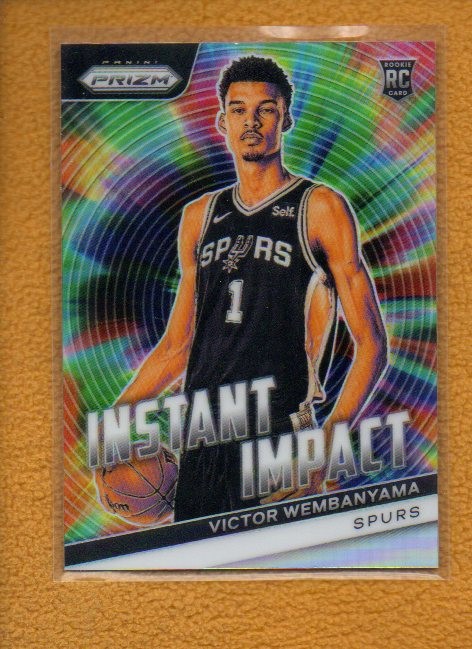 Victor Wembanyama 2023-24 Panini Prizm Rookie Instant Impact Silver Prizm RC #3
