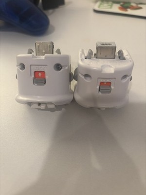 Wii Motion Plus Adapter-External Remote Motion Plus Sensor Controller-White,2x