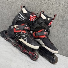 K2 EXO Inline Skates Roller Blades Size 11 Red Black 78mm 80mm Mens