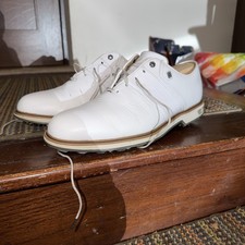 FootJoy Premiere Series Packard White Leather Waterproof Golf Shoes Men's 11 W