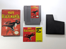 Wrath of the Black Manta Nintendo NES in box authentic