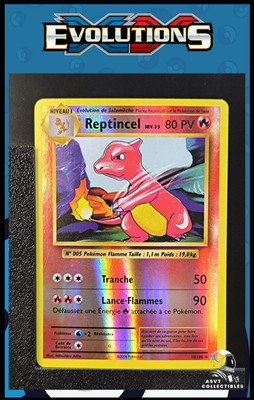 Pokemon Karte Reptincel 10/108 Reverse XY12 Evolutions XY FR EXC