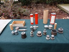 Handy Upholstery Button Cutter Press Set Dies Lot BJ