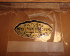 original 1920s  Hand tinted framed photo #3465  embossed braun et cie — photo 6