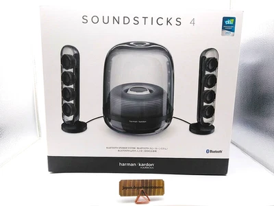 Haut-parleur Bluetooth sans fil Harman Kardon SoundSticks 4 noir Japon NEUF - Photo 1/4