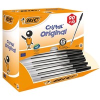 90 + 10 Gratis: Bic Kugelschreiber Cristal® Original Transparent,...