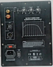 Subwoofer Amplifier Board Plate Amp Subwoofer Ethics Sound Rated 200 Output