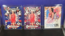 Caitlin Clark Lot (3) – My House Press Proof Purple & Blue - Rookie Of The Year 