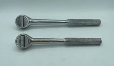Master Mechanic 2-Piece 3/8” & 1/2" Drive Chrome Thumb Release Ratchet Set