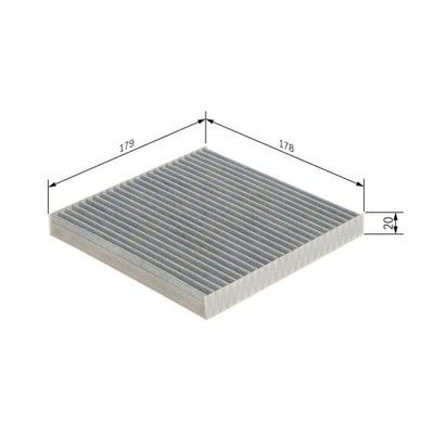 Filter Innenraumluft Bosch 1987432566 für Citroën Mitsubishi Peugeot