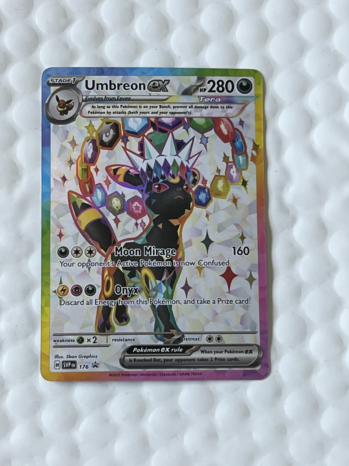 Umbreon ex Pokémon Scarlet & Violet Black Star Promo #176
