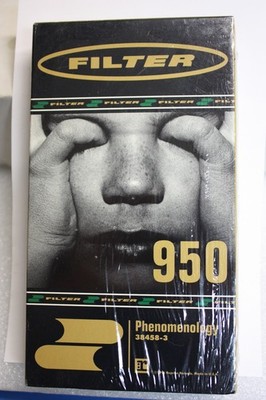 VERY RARE **SEALED**  Filter Phenomenology  VHS Tape band concert live music 90s