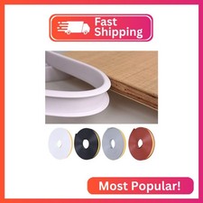 U-Shape Edge Banding, 16.4ft Self Adhesive Veneer Edging,TPE Flexible Furniture