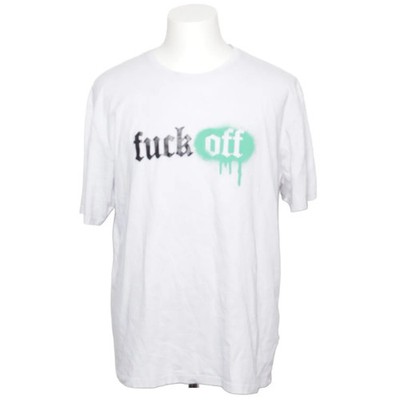 FSBN, T-shirt, Größe: XXL, Weiß/Grün, Baumwolle, Print, Herren #pPx