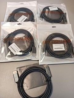 5er set 4K 3m Displayport 1.4 zu HDMI Kabel HDTV Kabel Standard 2.0 – UHD 3840