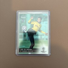 2020-21 Topps Stadium Club Chrome Ucl Jude Bellingham Aqua Refractor/199 Rc #54