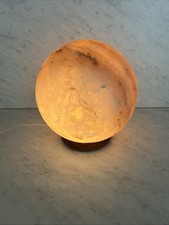 Himalayan Salt Lamp Crystal Salt Rock Heavy 8  High 21  Round Preowned