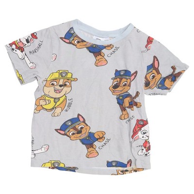 Paw Patrol, T-shirt, Größe: 98/104, Grau/Mehrfarbig, Baumwolle, Print #Qjz