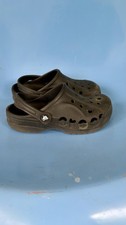 Crocs KIDS Black Slip-On Breathable Clog Sandals Synthetic Casual Summer