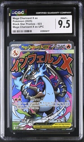 Mega Charizard X EX *CGC 9.5* Full Art *Phantasmal Flames UPC Promo *#23