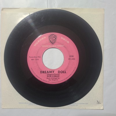 Bob Luman ~ Dreamy Doll/ Buttercup ~ Warner Bros. 45 RPM Record