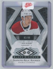2019-20 Upper Deck Black Diamond Relic Rookie Gems Nick Suzuki 82/99