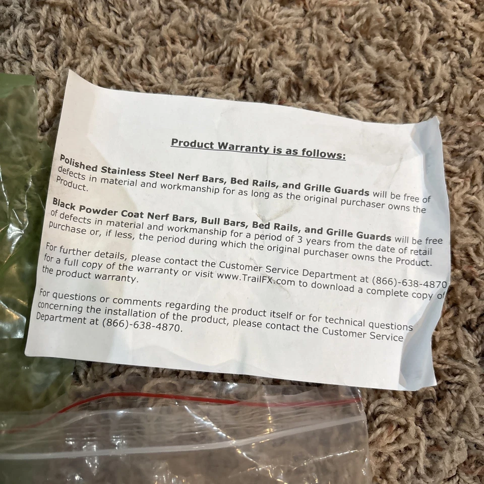 Trail FX 3” Side Step Bar Passenger Side Mounting Brackets Kit Part #A0001S/B - Image 4 of 4