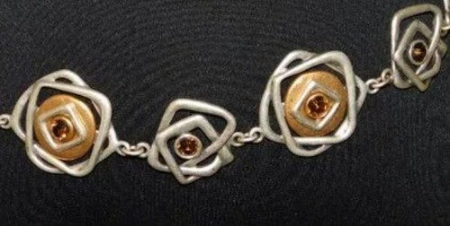 Women's Chico's Mixed Metal Rhinestone HOBO Chain Belt Adjustable Fits 50" L - Picture 12 of 12