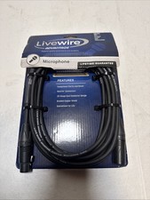 Livewire Elite Quad XLR Microphone Cable 15 ft. Black