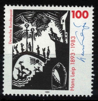 GERMANY BRD 1993 Hans Leip MNH**