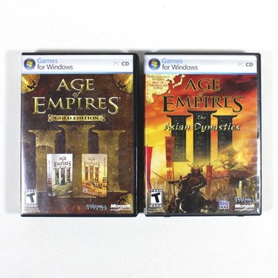 Age of Empires III Complete Collection PC, Gold Edition + Asian Dynasties VGC