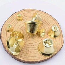 20 campane aperte oro per artigianato creativo e decorazioni natalizie uniche