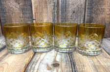 POTTERY BARN ANTIQUE CUT DOUBLE OLD FASHIONED...