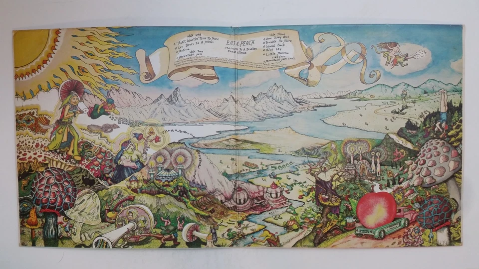 Пластинка долгоиграющая виниловая ALLMAN BROTHERS Eat A Peach K67501 очень хорошее состояние++ видеорегистратор очень хорошее состояние+ вставка GF Великобритания 1972 г. - Изображение 3 из 4