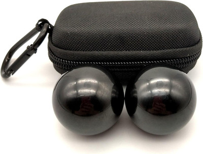Firstnos 1.57Inch Chrome Steel Black Baoding Balls for Hand Therapy, Exercise, a