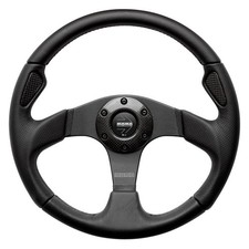 Momo For Jet Steering Wheel 350 Mm - Black Airleatherblack Spokes