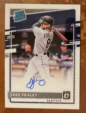 2020 Panini Donruss Optic Rated Rookie Jake Fraley Auto RC /99 #RRS-JF White