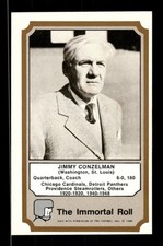 Jimmy Conzelman 1974 Fleer Football Patches Immortal Roll Chicago Cardinals
