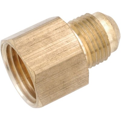 Anderson Metals 1/2 In. x 3/4 In. Brass Low Lead Female Flare Connector Anderson